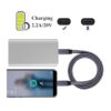 AAOTOKK Cable de extensión plano trenzado tipo C 3.1