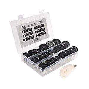 AAM Essentials Ojales de goma para cableado 55 piezas_1