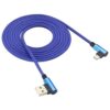 AAOTOKK Cable de carga micro USB Android de 90 grados 90