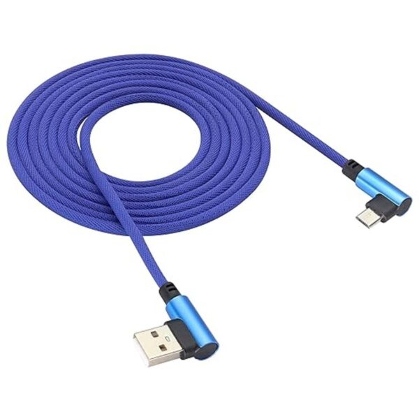 AAOTOKK Cable de carga micro USB Android de 90 grados 90