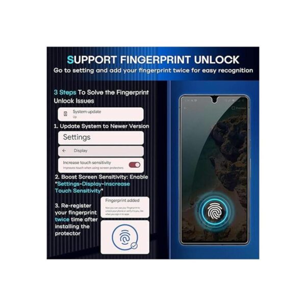 Paquete de 4 protectores de pantalla AACL Pixel 7 para_3