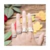 ABBECIAO Paquete de 25 anillos en blanco de aluminio para_5