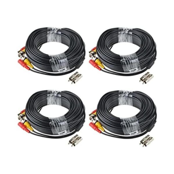 ABLEGRID Paquete de 4 cables de alimentación de video bnc_1
