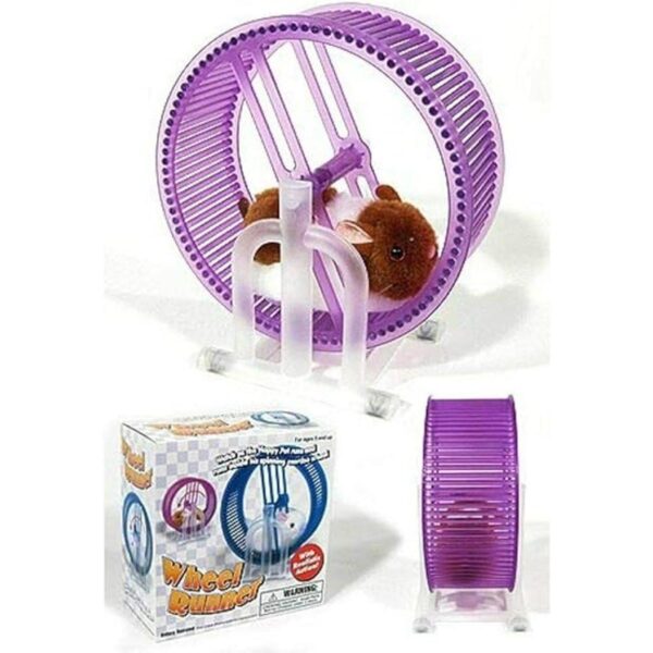 ABL Happy Hamster Pet con rueda corredor a pilas juguete_1