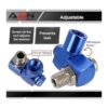 ABN Conector giratorio NPT de 360 grados con control de