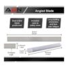 ABN cuchillas para rascador de pulgadas piso Razor de 8
