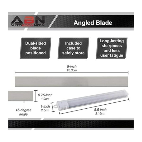 ABN cuchillas para rascador de pulgadas piso Razor de 8