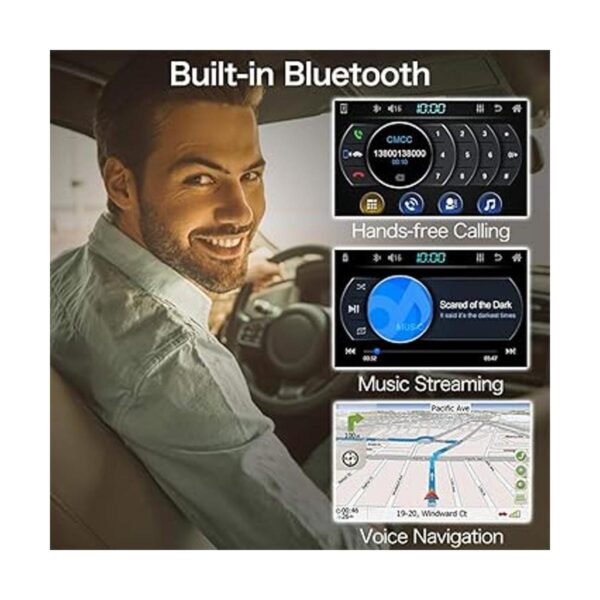 ABSOSO Sistema estéreo de coche de doble DIN Reproductor_2
