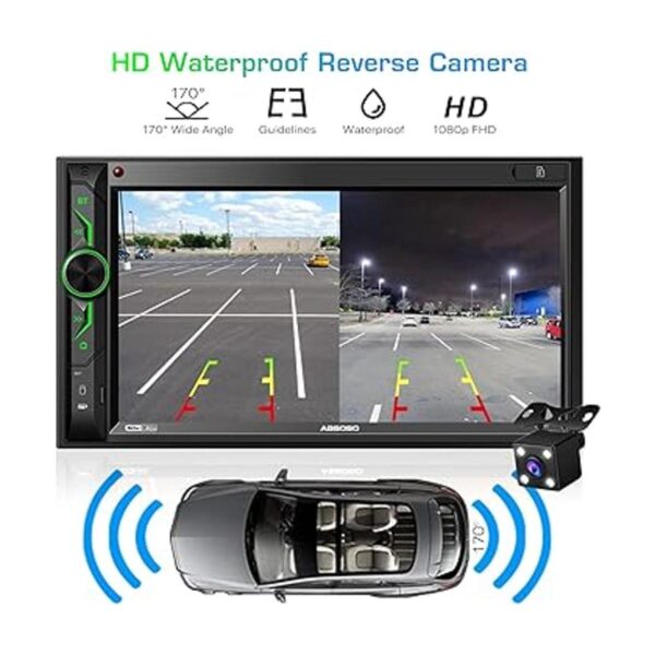 ABSOSO Estéreo de coche digital inDash Radio de coche con_5