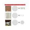 Paquete de 4 Aboom Soporte de pared compatible con Yi_5