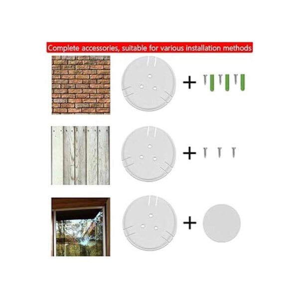 Paquete de 4 Aboom Soporte de pared compatible con Yi_5