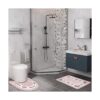 Abreeze Juego de 2 alfombras de baño antideslizantes con_3