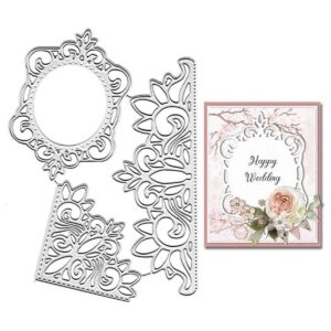 3 troqueles de corte de marco de flores de metal flores_1