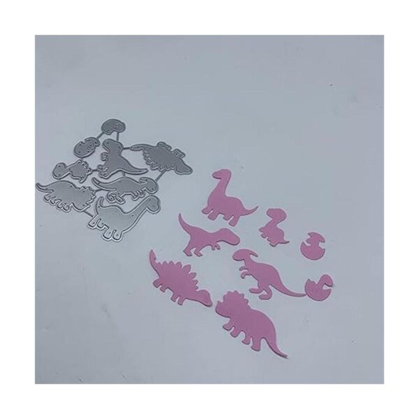 Troqueles de corte de dinosaurio de metal 8 piezas de_6