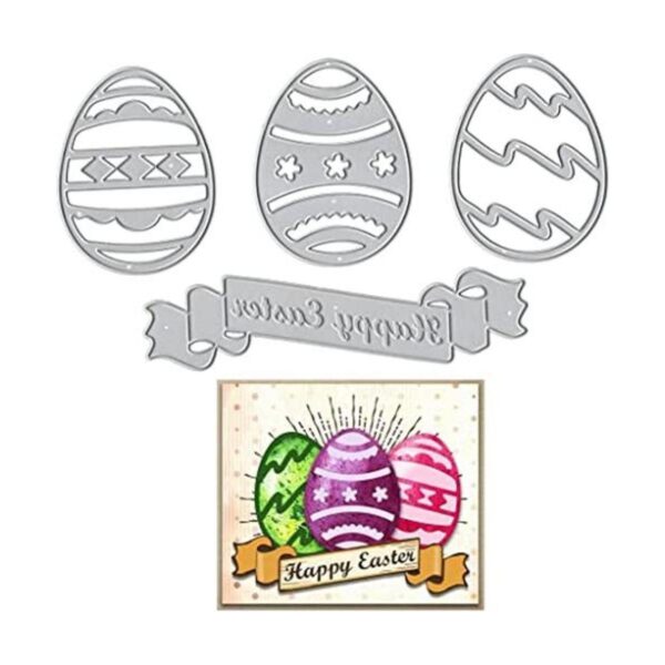 Troqueles de corte de metal para huevos de Pascua diseño_1