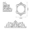 3 troqueles de corte de marco de flores de metal flores_2