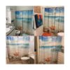 ABxinyoule Juego de cortinas de ducha de playa con diseño_6