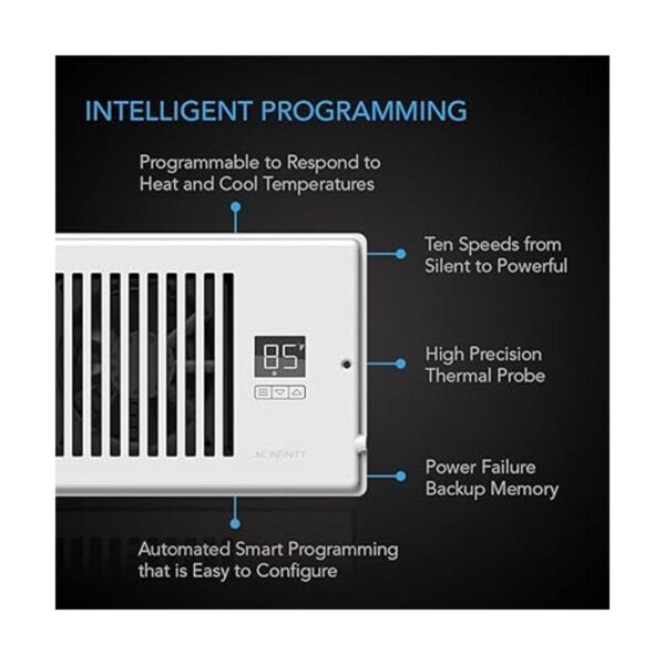 AC Infinity AIRTAP T4 Ventilador silencioso con control