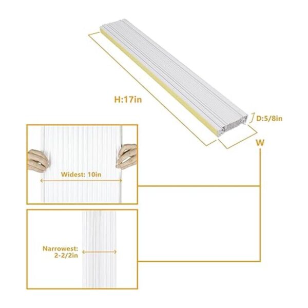 LBG Products Kit de panel lateral aislante de aire