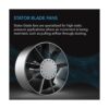 AC Infinity AIRTAP T4 Ventilador silencioso con control