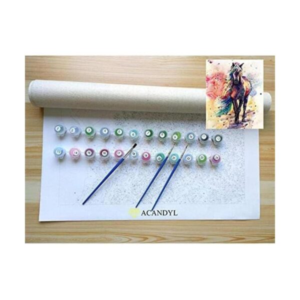 ACANDYL Pintura por número de caballos DIY pintura por_5