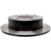 ACDelco Rotor de freno de disco trasero Gold 18A2418 Black_2