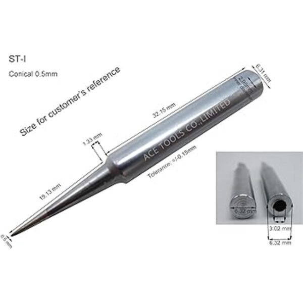 8 Pcs Soldering Tips China Made marca es Ace sustituir_2