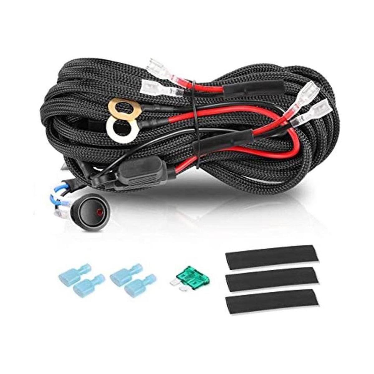 ACEC SHOP Arnés de cableado de barra de luz de 12 V 40 A