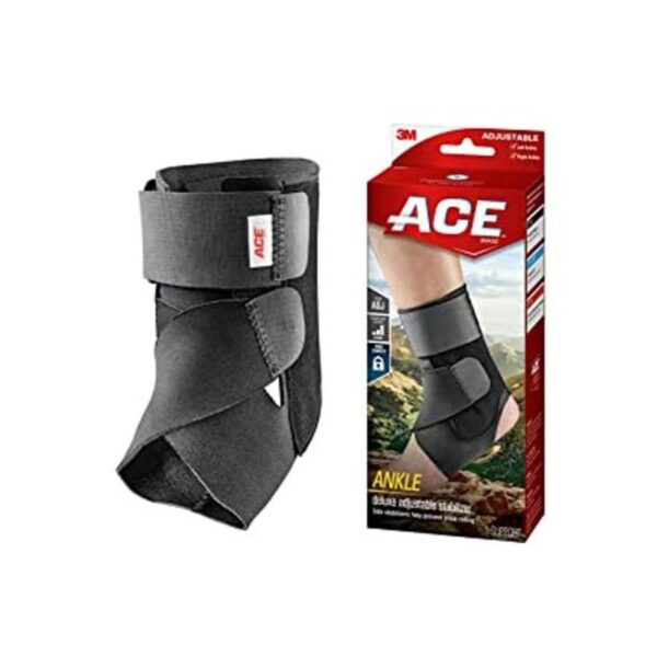 ACE Estabilizador de tobillo de lujo ajustable negro_1