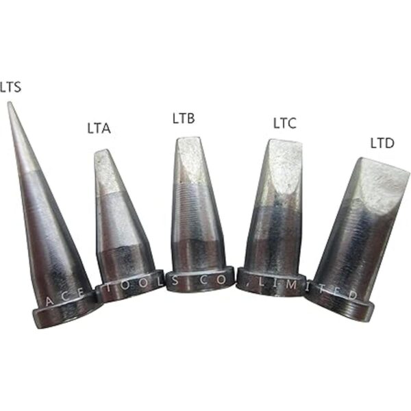 5 puntas de soldadura Weller LT de repuesto para WP80