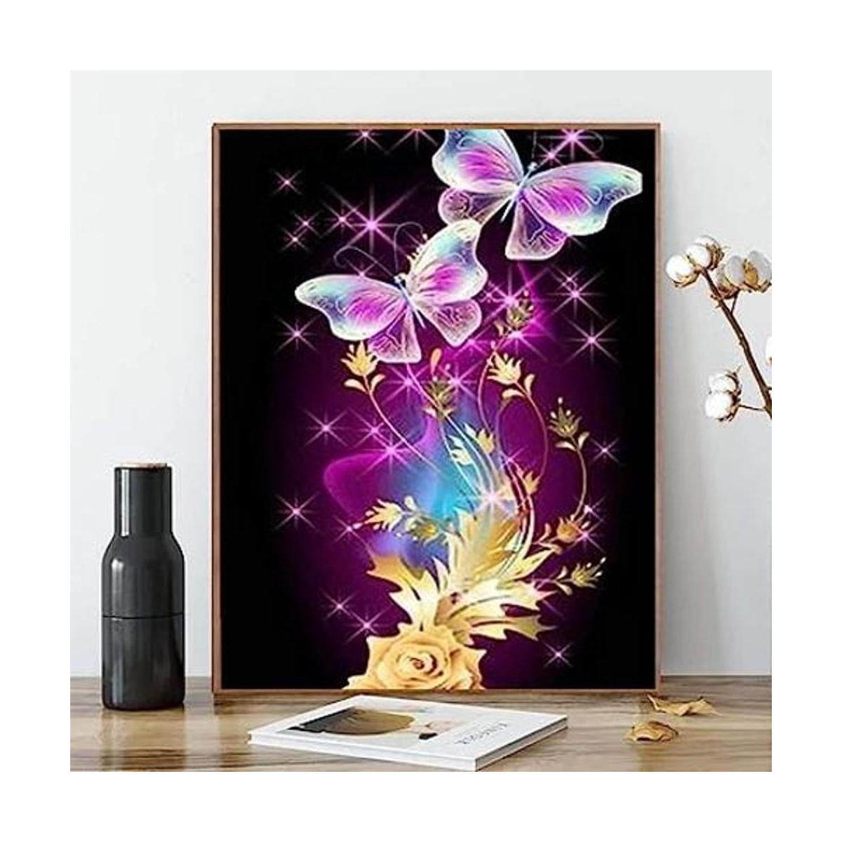 ACENGXI Pintura de mariposa por números kit de pintura