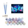 ACENGXI Kit de pintura de mariposa por números para
