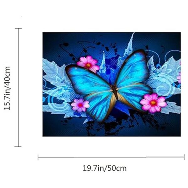 ACENGXI Kit de pintura de mariposa por números para