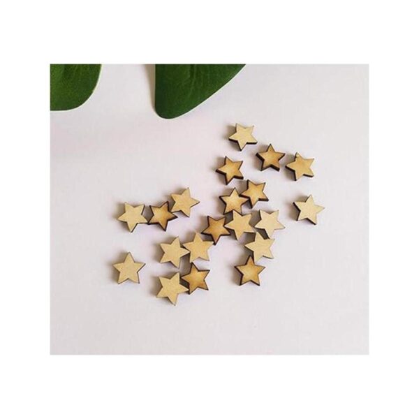 Pendientes de estrella de madera pendientes de madera con