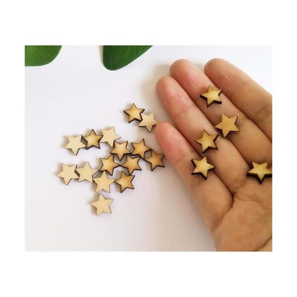 Pendientes de estrella de madera pendientes de madera con