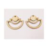 30 piezas en cascada con forma de medio círculo aretes de_2