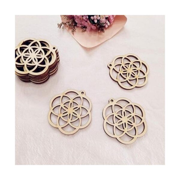 30 pendientes de madera natural semilla de la vida_5