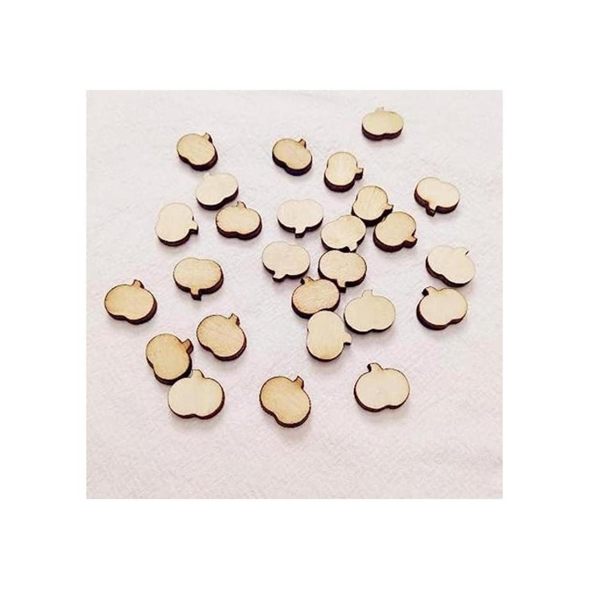 Pendientes de madera de calabaza joyería de madera sin