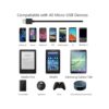 ACHOWER Cable de carga compatible con altavoz Bose JBL_4