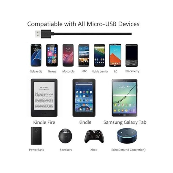 ACHOWER Cable de carga compatible con altavoz Bose JBL_4