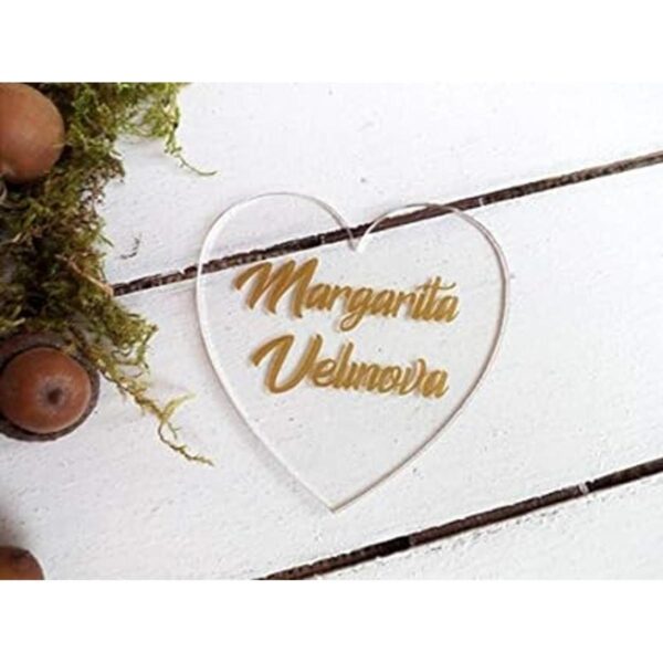 Tarjeta de acrílico transparente con forma de corazón en_6