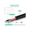 ACHOWER Cable de carga compatible con altavoz Bose JBL_3