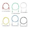 Paquete de 8 correas de seguridad de acero inoxidable kit_2