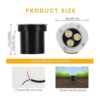 Paquete de 4 luces de 3 W 12 V bajo voltaje luces LED_2
