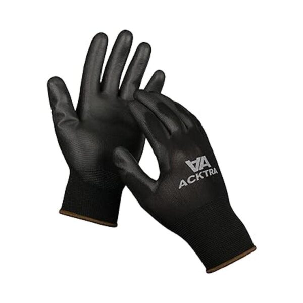 ACKTRA Guantes protectores de nailon recubiertos de_2