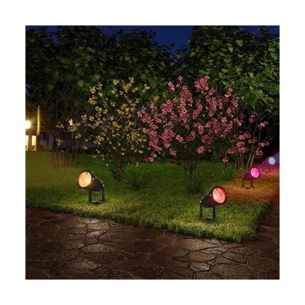 ACHENGE Focos LED de paisaje que cambian de color bajo_3