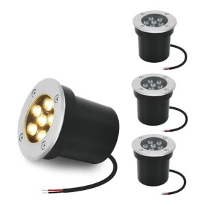 Luces de paisaje en el suelo 4 unidades 6 W 12 V luz_1