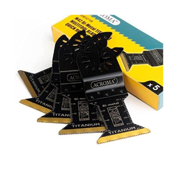 Acroma 5 piezas de óxido negro de titanio 8 cobalto M42_1