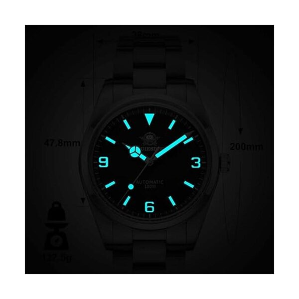 ADDIESDIVE 38mm Small Simple Dial Automatic Watch for Men_2