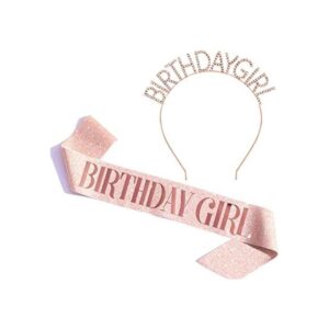 Juego de banda de cumpleaños y diadema de diamantes de_1